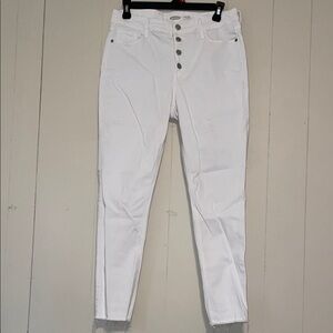 Old Navy White High-Rise Women Jeans